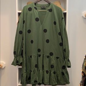 ASOS curve flounce dress